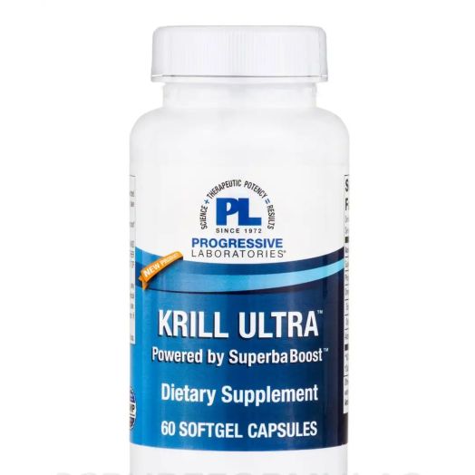Progressive Labs Krill Ultra - Powered by SuperbaBoost - 60 Softgel Capsules