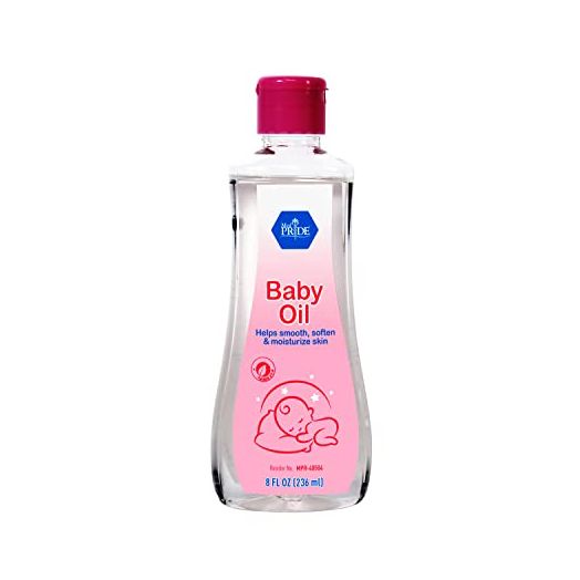 MED PRIDE Pure Baby Oil For Infants, Baby Boys & Girls - Premium Mineral Oil For Babies To Prevent Moisture Loss- Nourishing Baby Moisturizer For Smooth Skin- Suitable For Sensitive Skin 8 fl oz