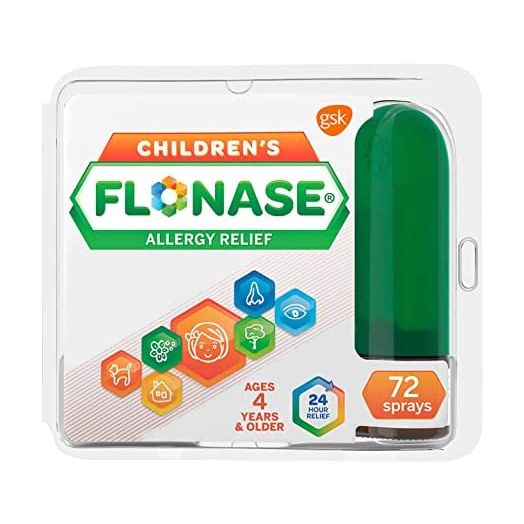 Flonase Children's Allergy Relief Nasal Spray, Non Drowsy Allergy Medicine - 72 Sprays