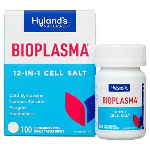 Bioplasma Cell Salts Tablets by Hyland's Naturals, Natural Homeopathic Combination of Cell Salts Vital to Cellular Function, 100 Count