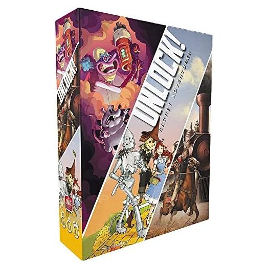Space Cowboys UNLOCK! Secret Adventures Card Game, Escape Room Games
