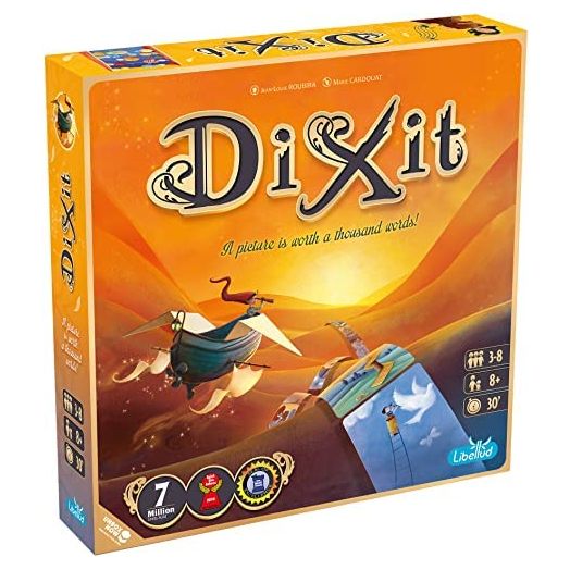 Dixit Board Game 2021 Refresh | Storytelling Game for Kids and Adults | Fun Family Party Game | Creative Kids Game | Ages 8+ | 3-8 Players | Average Playtime 30 Minutes | Made by Libellud