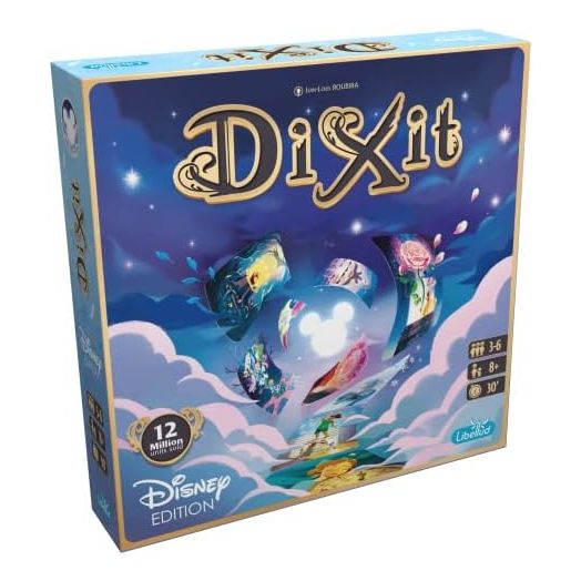 Dixit Disney Edition Storytelling Board Game - Fun Family Game Night, Creative Play for Ages 8+, 3-6 Players, 30 Minute Playtime by Libellud