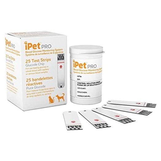 iPet PRO Blood Glucose Test Strips (Blood Glucose 25 ct. Test Strips)
