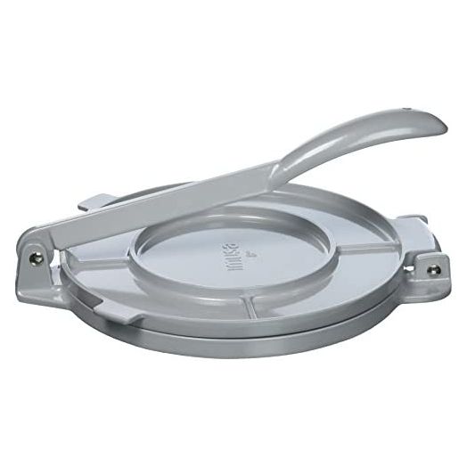 IMUSA USA 8-in. Aluminum Tortilla Press, 8 Inch, Silver