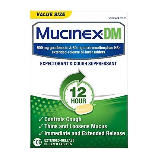 Mucinex Dm - Extended Release Bi-Layer Tablets, 100 Count