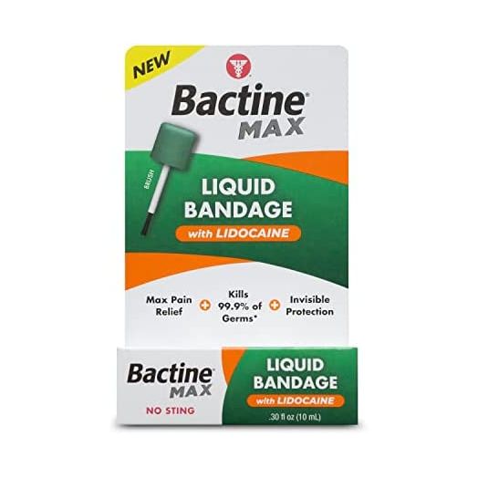 Bactine MAX Liquid Bandage with Lidocaine, .30 fl. Ounce