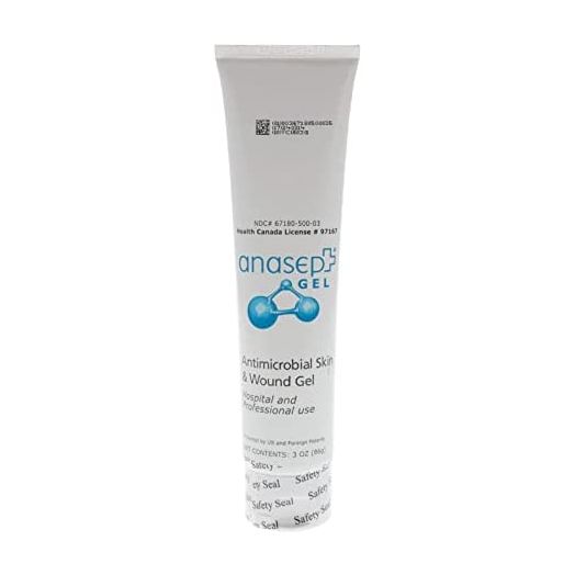 Anasept Antimicrobial Skin & Wound Gel 3 oz. Tube