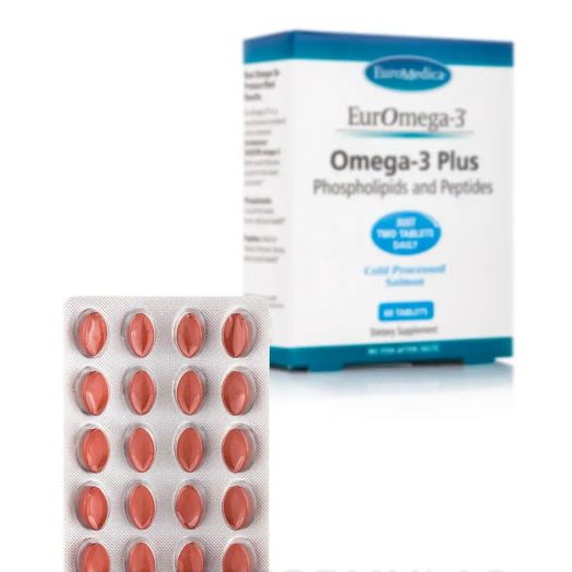 EuroMedica EurOmega-3 Omega-3 Plus - 60 Tablets