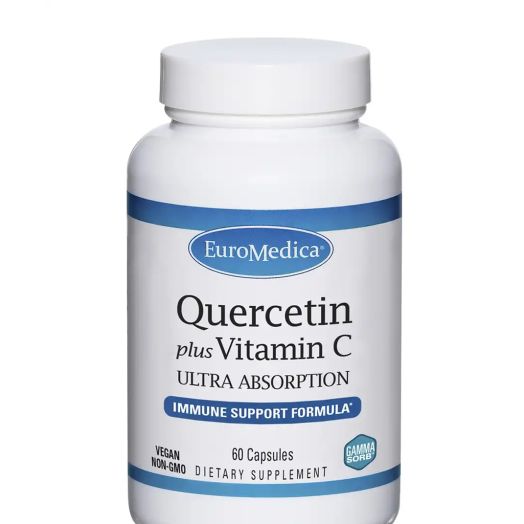 EuroMedica Quercetin plus Vitamin C - 60 Capsules