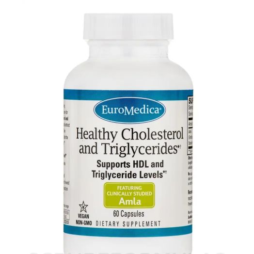 EuroMedica Healthy Cholesterol and Triglycerides - 60 Capsules