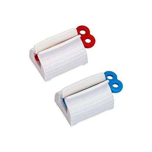 Toothpaste Dispenser, Toothpaste Tube Squeezer, Holder and Clip - Fast and Easy to Roll and Squeeze Any Paste, Cream, and Ointment. | Kids Toothpaste Dispenser, Great for Kids and Adults | 2 Pack