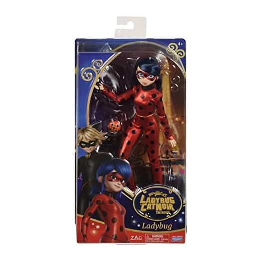 BANDAI Miraculous Ladybug & Cat Noir The Movie Ladybug Fashion Doll | 26cm Marinette Ladybug Doll with Yoyo Accessory | Miraculous Dolls from The Movie Make Great Miraculous Toys for Girls and Boys