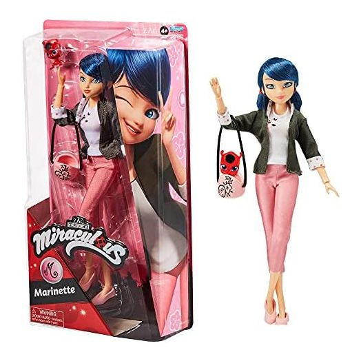 BANDAI Miraculous: Tales of Ladybug & Cat Noir - Marinette 26cm Fashion Doll with Accessories