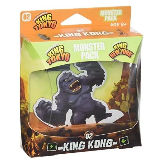 IELLO: Monster Pack King Kong Expansion, Strategy Board Game, Introduces King Kong Into The Roster, 2 to 6 Players, 30 Minute Play Time, Ages 8 and Up
