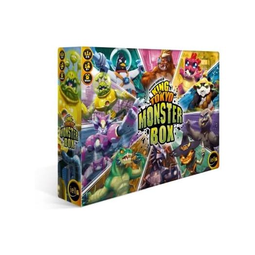 IELLO King of Tokyo Monster Box, Strategy Board Game, 2-6 Players, Ages 8+, 30 Minute Playing time