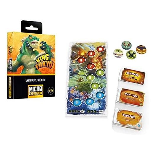 IELLO King of Tokyo: Micro Expansion - Wickedness Gauge! - Iello Games, Ages 10+