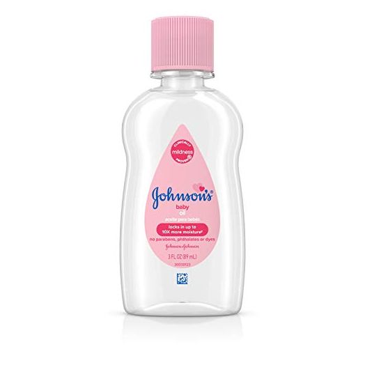 Johnson & Johnson Baby Oil 3 oz. (Pack of 6) by Johnson & Johnson