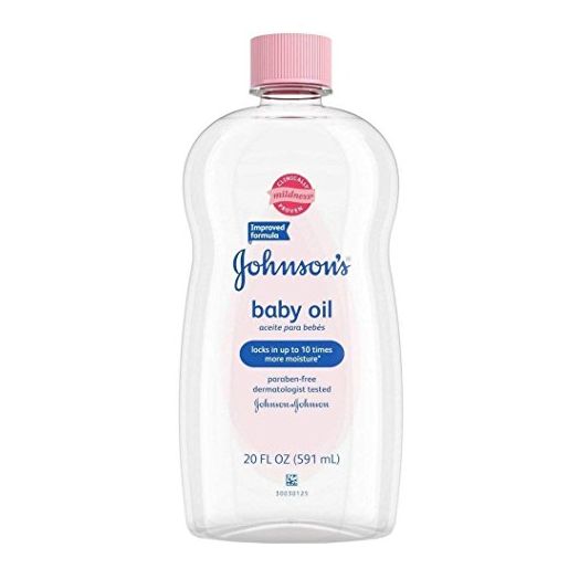 Johnsons Baby Oil 20 Ounce (591ml) (3 Pack)