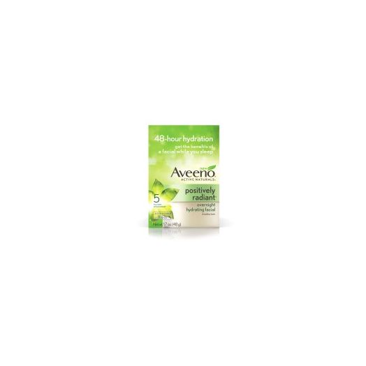 Aveeno Active Naturals Positively Radiant Overnight Hydrating Facial Moisturizer, 1.7 Oz