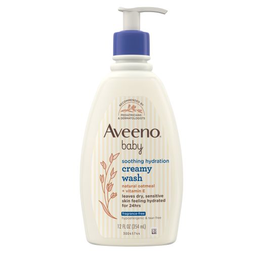 Aveeno Baby Soothing Hydration Creamy Wash, Natural Oatmeal, 12 fl. oz