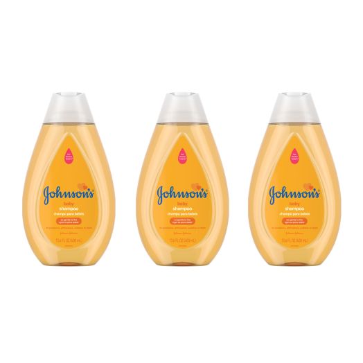 Johnson's Baby Shampoo with Gentle Tear-Free Formula, 3 x& 13.6 fl. oz