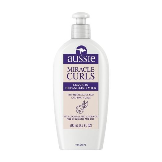 Aussie Miracle Curls Leave-In Detangling Milk Treatment, 6.7 fl oz