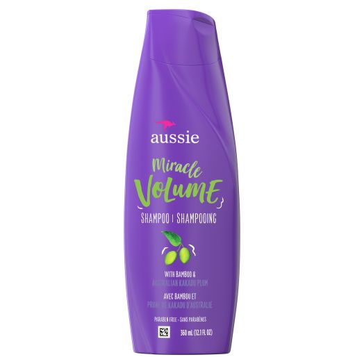 Aussie Miracle Volume for Fine Hair Daily Shampoo, 12.1 fl oz