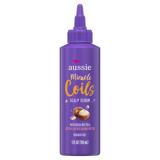 Aussie Miracle Coils Scalp Serum, Dry Scalp Treatment, 5 fl oz