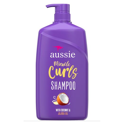 Aussie Miracle Curls Shampoo with Coconut & Jojoba Oil, Paraben Free, 26.2 fl oz