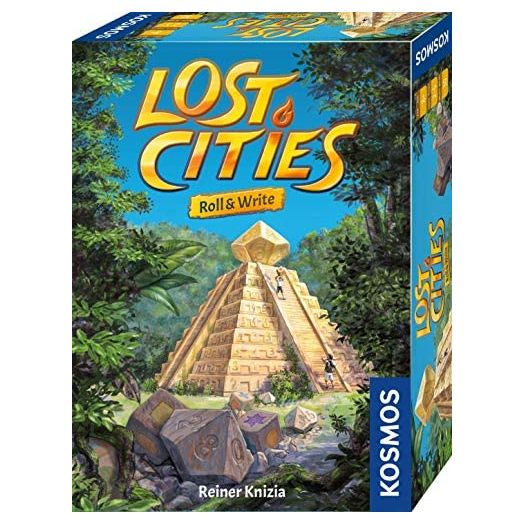 Thames & Kosmos Lost Cities: Roll & Write, for 2 to 5 Players, Ages 8 and up