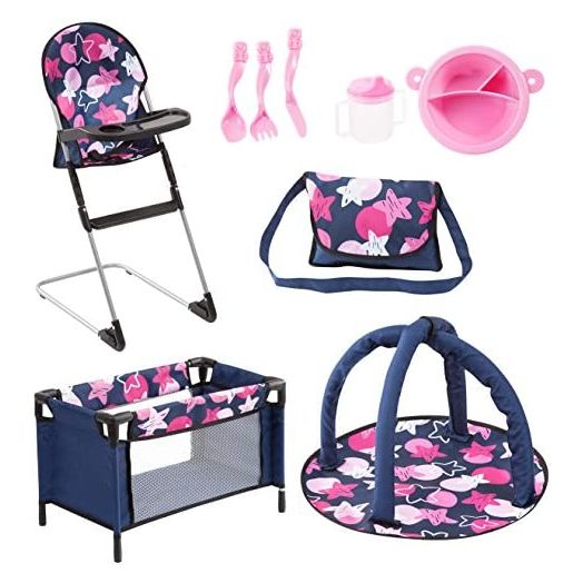 Bayer Travel Bed Doll Accessory Set 9 in 1