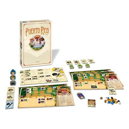 Ravensburger Puerto Rico 1897 Strategy Board Games for Kids and Adults Age 12 Years Up