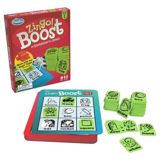 ThinkFun Zingo! Booster Pack #1 - Exciting Expansion Pack for Zingo! Game | Engages Kids in Learning | Enhances Memory & Word Recognition Skills | Trusted by Families Worldwide