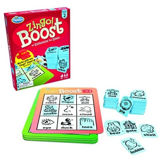 Think Fun ThinkFun Zingo! Booster Pack #2. Expansion Pack for Your Zingo! Game for Kids Ages 4 and Up - One of The Most Popular Board Games for Boys and Girls and Their Parents