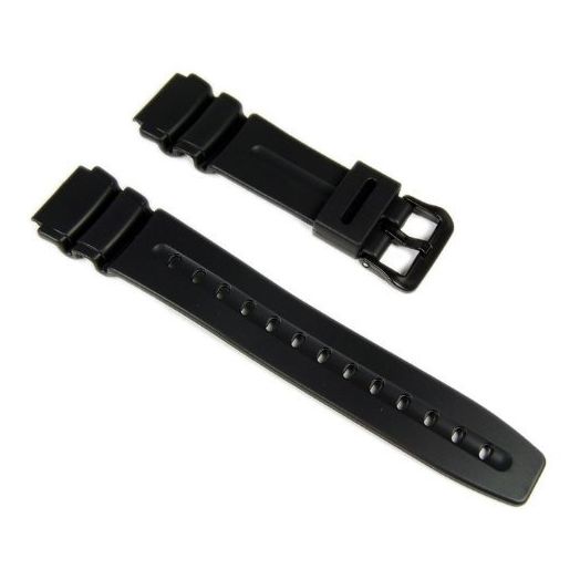 Casio 70622792. – Resin Strap, Black (16), strip