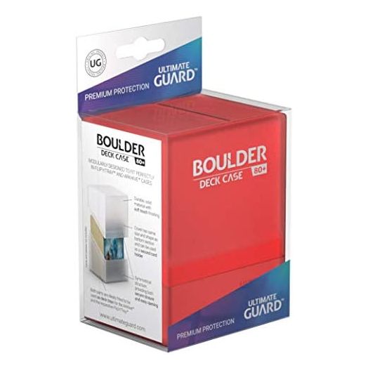 Ultimate Guard Boulder 80+ Deck Case Ruby