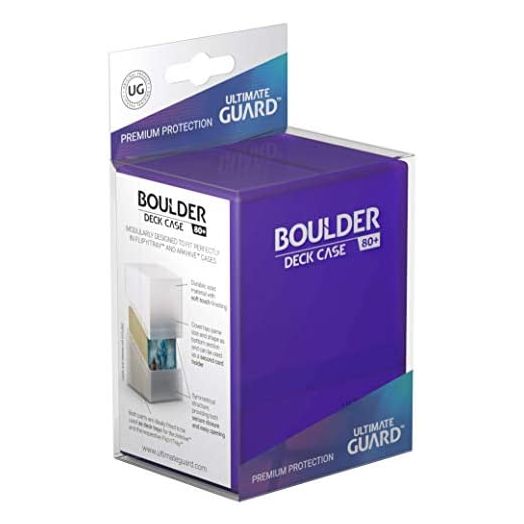 Ultimate Guard Boulder 80+ Deck Case Amethyst