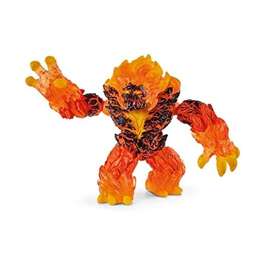 Schleich Eldrador Creatures Mythical Lava Monster - Firey Lava World Posable Lava Smasher Fantasy Action Figure with Posable Arms and Jaw, Highly Durable Toy for Boys and Girls, Gift for Kids Ages 7+