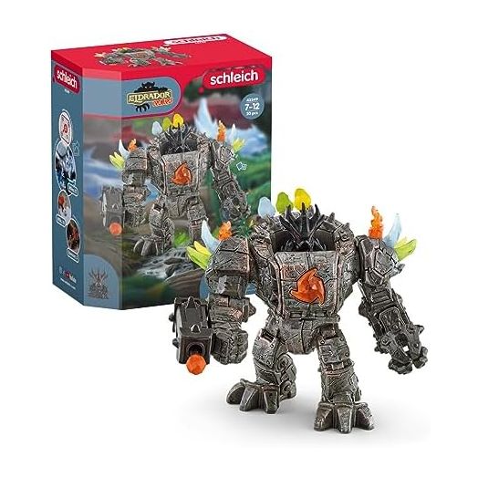 Schleich ELDRADOR Creatures — Master Robot with Mini Creature, 20 Piece Playset with Moveable and Rotating Parts, Robot Toy Play Set, Action Figures for Boys and Girls Ages 7+, Multicolor, 5.6 inch