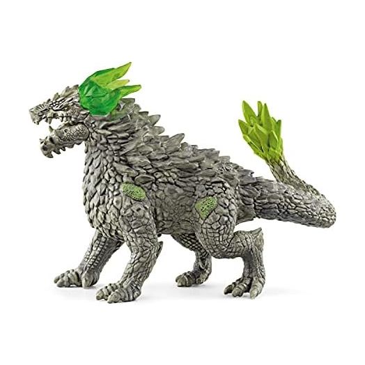 Schleich Eldrador Creatures, Toys for Boys and Girls, Stone Dragon Mythical Creatures Toy Action Figure, Ages 7+, Multicolor, 4.9 inch