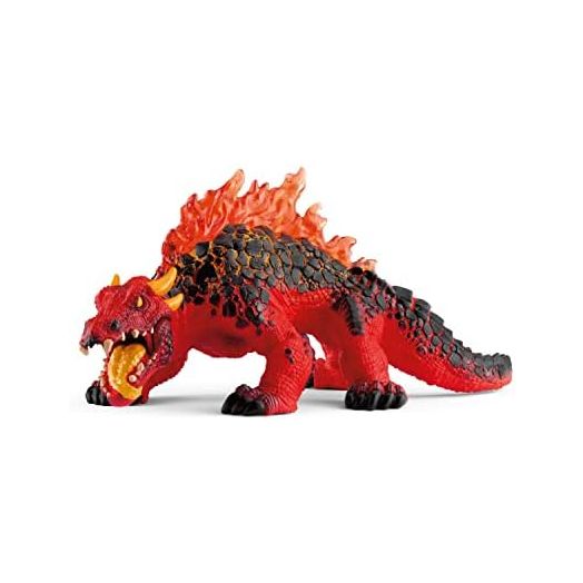 Schleich Eldrador Magma Lizard - Realistic Mythical Fantasy Monster Action Figure Toy - Highly Detailed Ferocious Lava Monster Lizard Beast Toy for Boys and Girls, Gift for Kids Age 7+