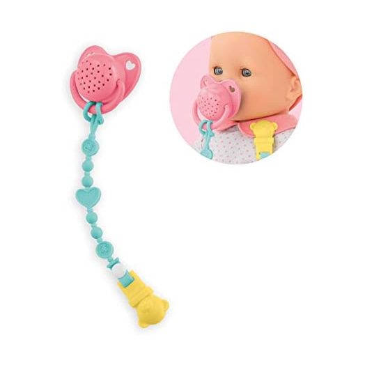 Corolle - Pacifier with 15 Sounds - For 14" Baby Dolls, Pink/Blue (140470)