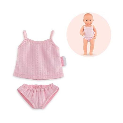 Corolle Underwear Set Baby Doll Clothing Accessory, Mon Grand Poupon Outfits and Accessories fit 14-17" Dolls, for Kids Ages 2 Years and up