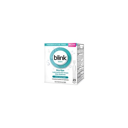 blink Tears Lubricating Eye Drops Mild-Moderate Dry Eye 25 Each