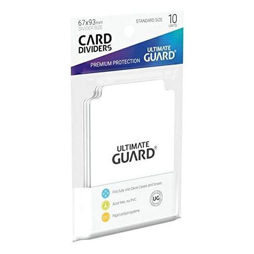 Ultimate Guard 10 White Card Dividers