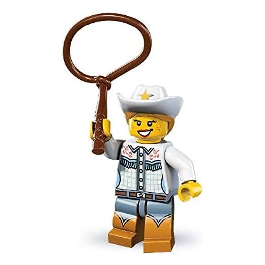 Lego Series 8 Cowgirl Mini Figure