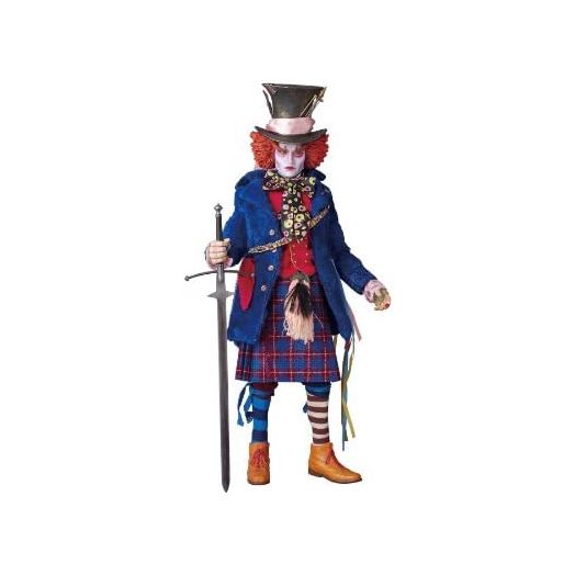 Alice in Wonderland MAD Hatter RAH (Real Action Heroes) Blue Jacket Version Figure by Medicom Toy