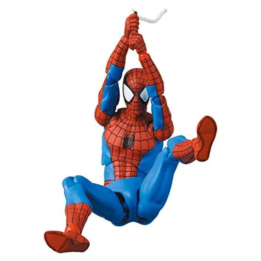 ·(MEDICOM TOY) MAFEX No.185 Spider-Man Spider-Man (Classic Costume Ver.) Total Height Approx. 6.1 inches (155 mm), Non-Scale, Pre-Painted Action Figure