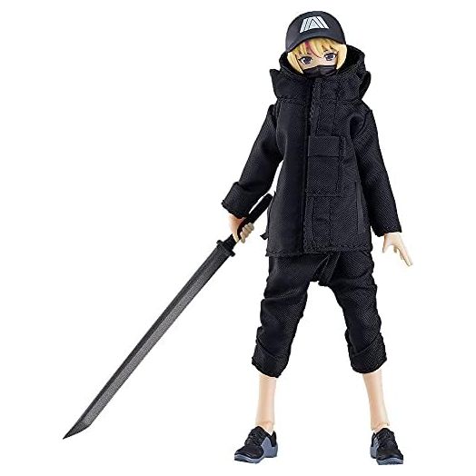 Max Factory Figma Styles: Female Body (Yuki) with Techwear Outfit Figma Action Figure, Multicolor